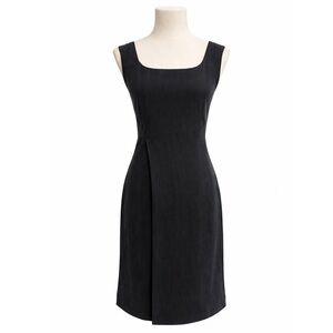 Vintage Paul Smith Women Black Silk Sheath Dress | Made in Italy | c. 2003 | NWT